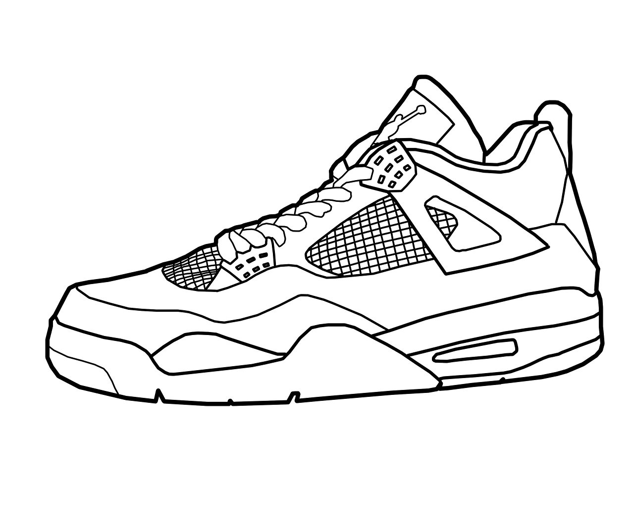 pairs of shoes coloring pages - photo #12