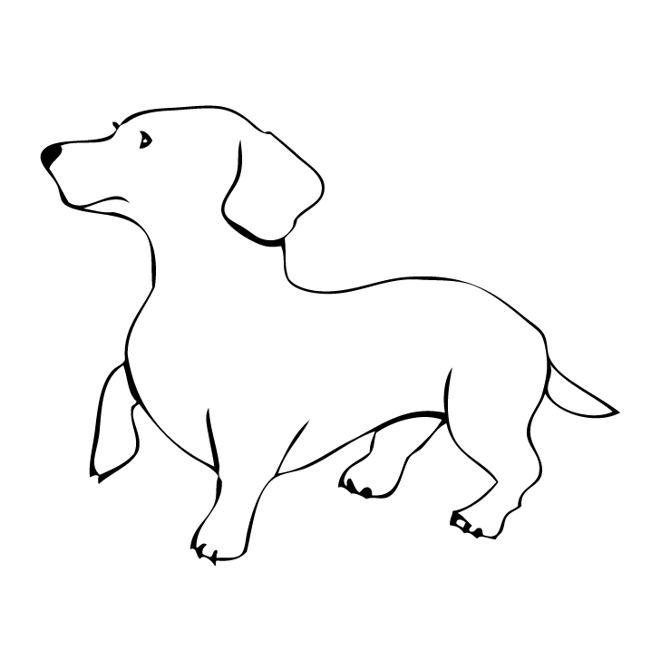clipart dog outline - photo #19