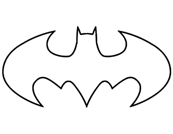 How to Color Batman Symbol Coloring Pages - Pipress.net