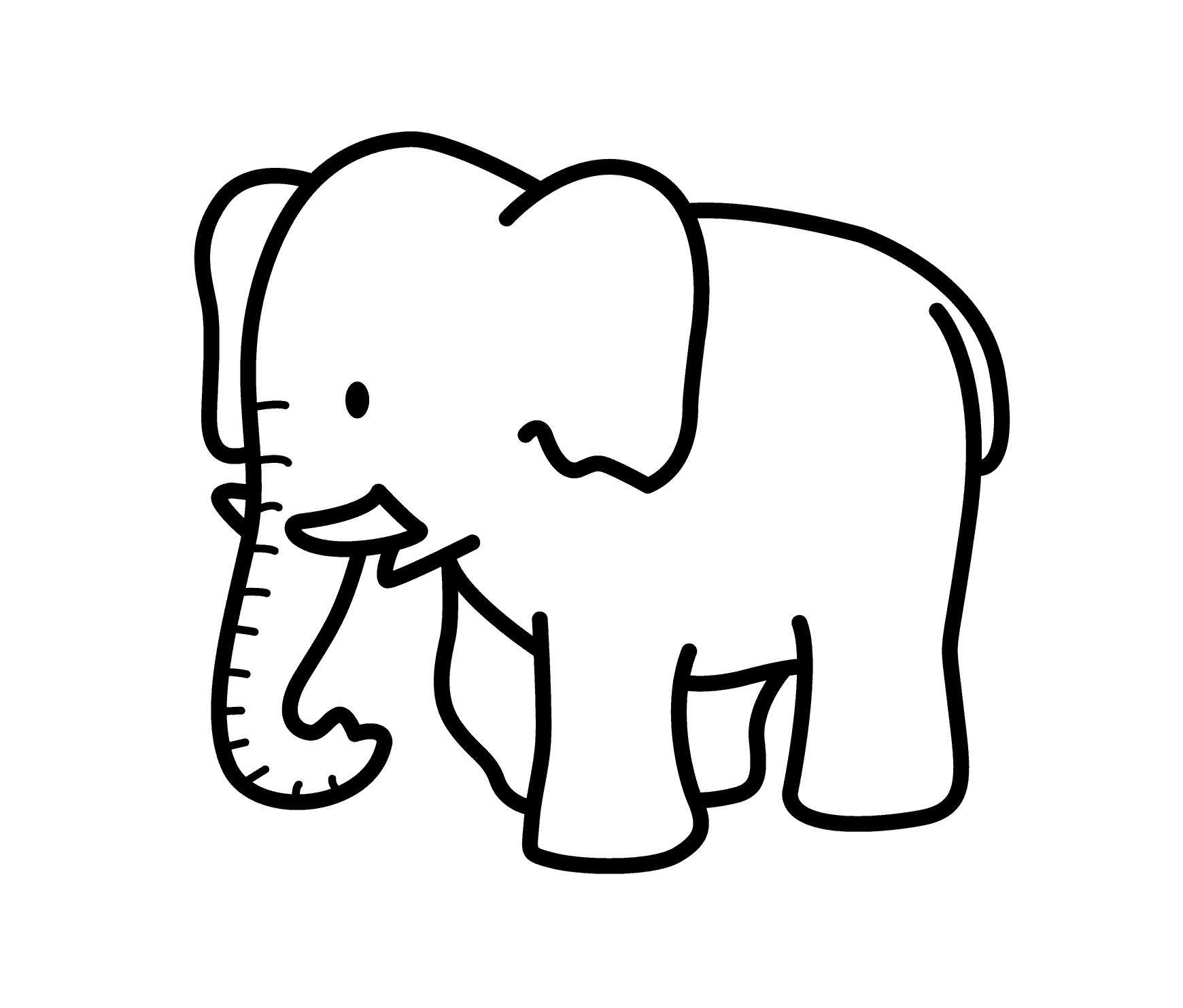 Elephant Cartoon Drawing | Free Download Clip Art | Free Clip Art ...