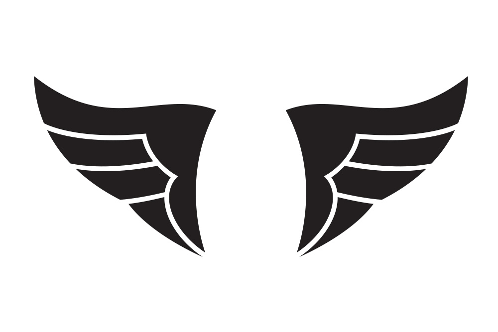 Simple Wings Vector - Free Clipart Images