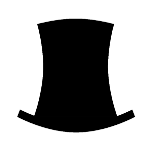Top Hat Clipart Black And White - Free Clipart Images