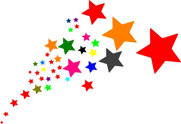 Animated clipart of stars