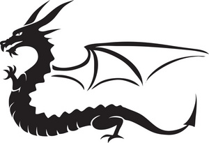 Dragon Clipart Black And White - Free Clipart Images