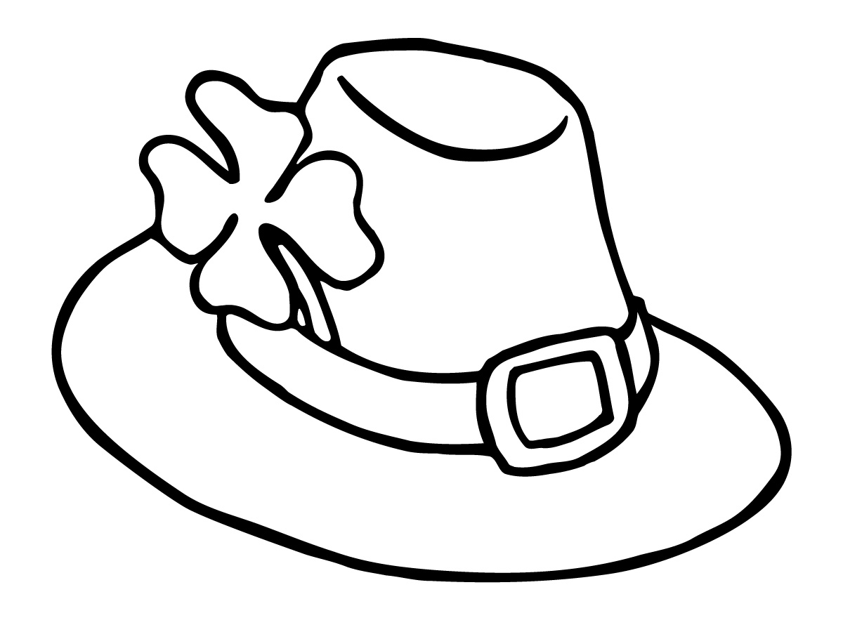 Hat Clip Art Black And White - Free Clipart Images