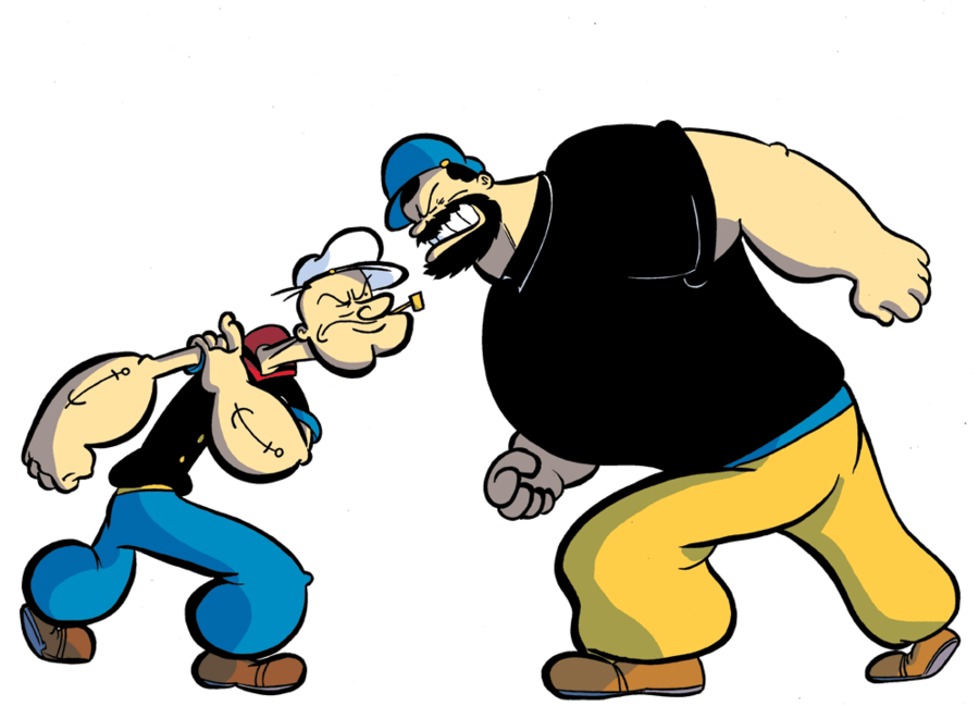 20. Popeye and Olive Oyl by sidviscous