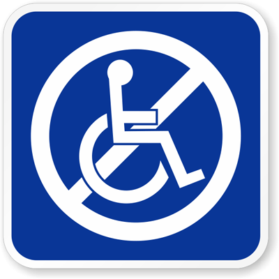 Funny Handicap Signs - ClipArt Best