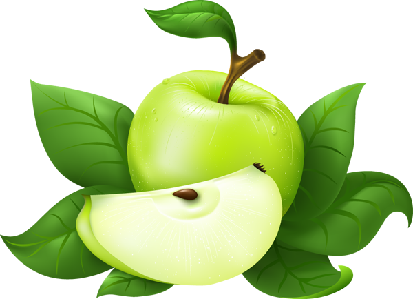 clipart green apple - photo #35