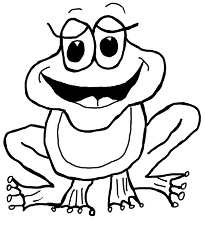 Cartoon Frog Drawings