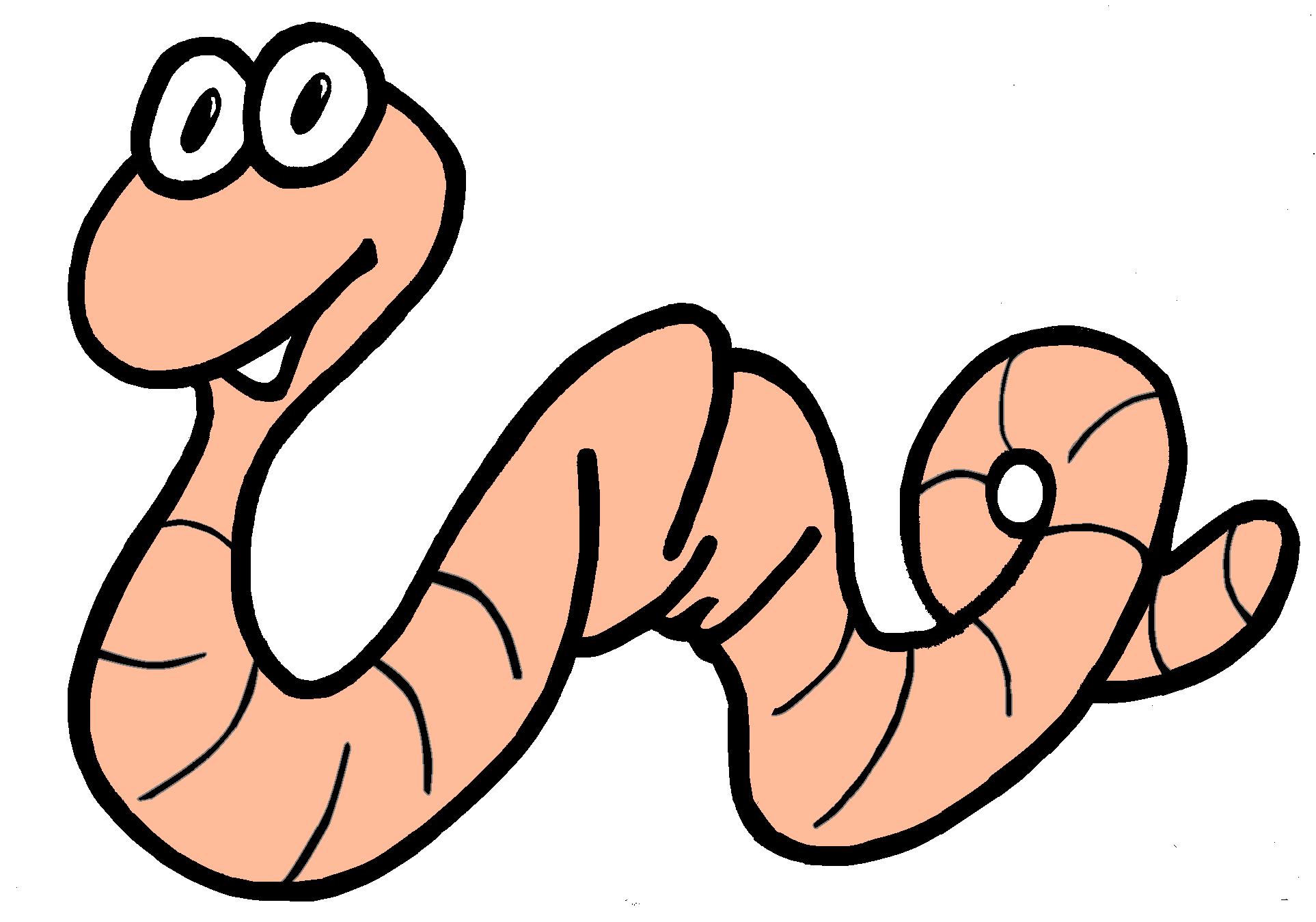 cartoon worms clip art free - photo #3