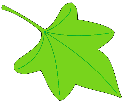 Clip art of leaf