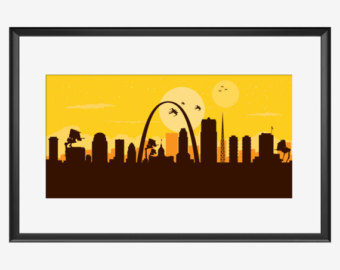 328 views saint louis skyline – Etsy