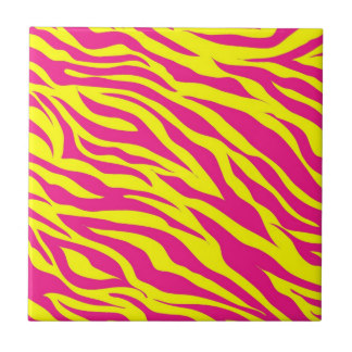 Neon Pink Zebra Stripes