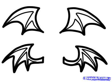 How to Draw Chibi Demon Wings, Step by Step, Chibis, Draw Chibi ... -  ClipArt Best - ClipArt Best