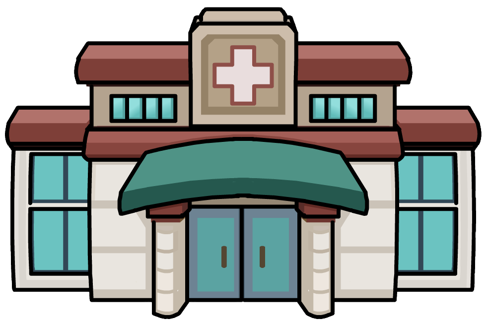 Medical Building Clipart