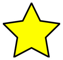 Yellow Star Shape - ClipArt Best
