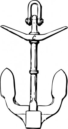 Anchor Outline Clipart
