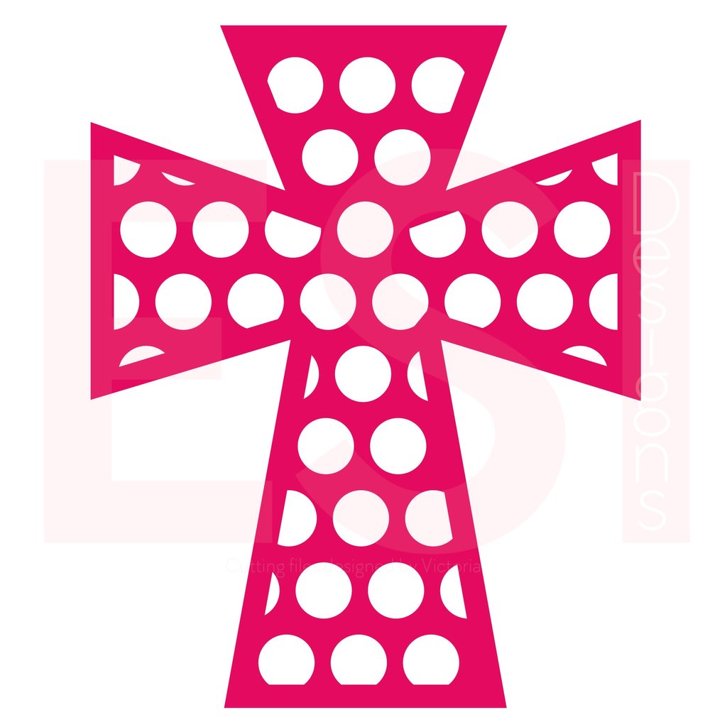 Cross - Polka Dot Design – ESI Designs