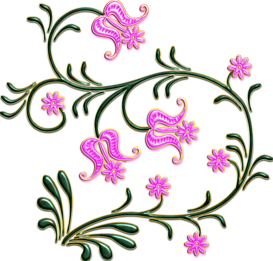 pink flowers png by Melissa-tm
