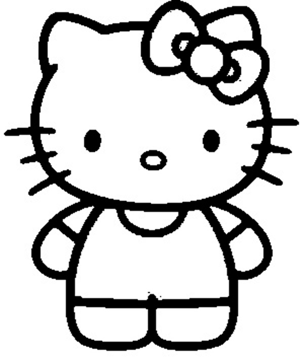 Gambar Mewarnai Hello Kitty  Quoteko.  ClipArt Best 