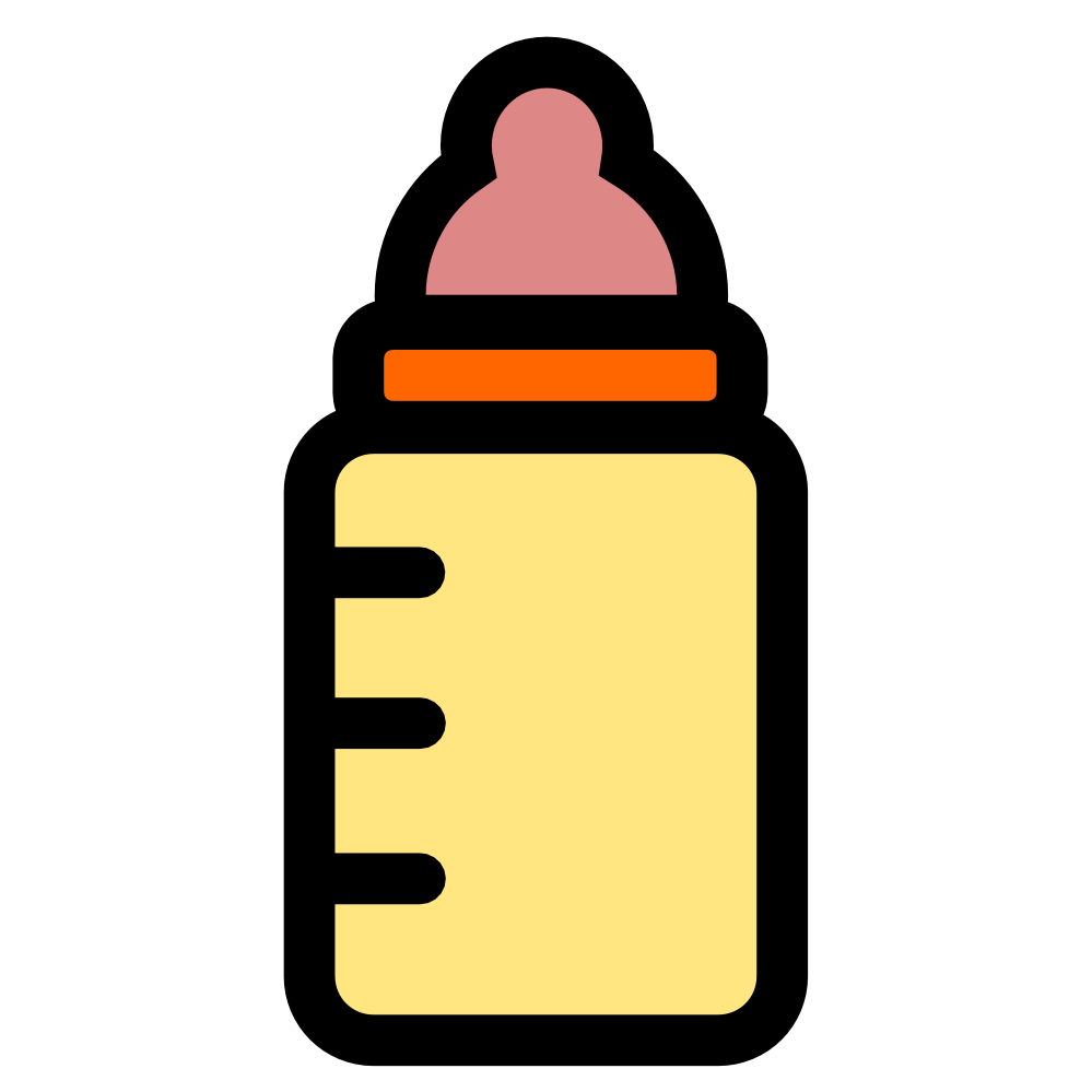 baby bottle icon SVG