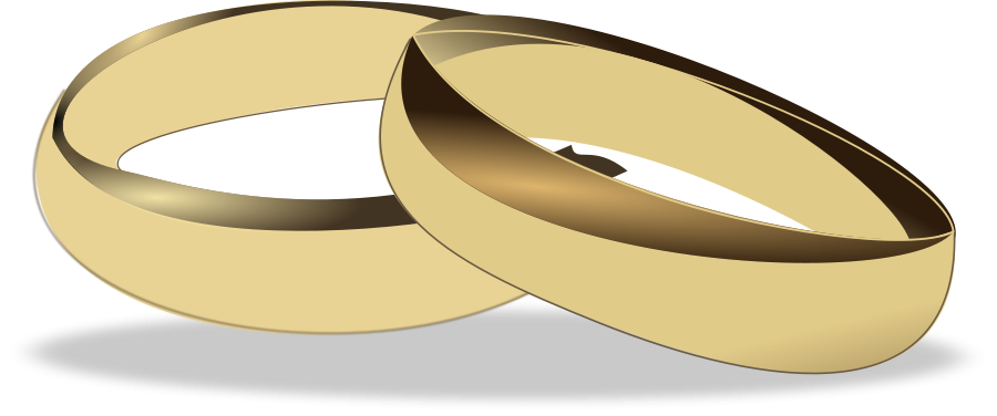 Wedding rings SVG Vector file, vector clip art svg file