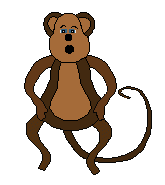 Monkeys Clip Art - One Little Monkey - Monkeys