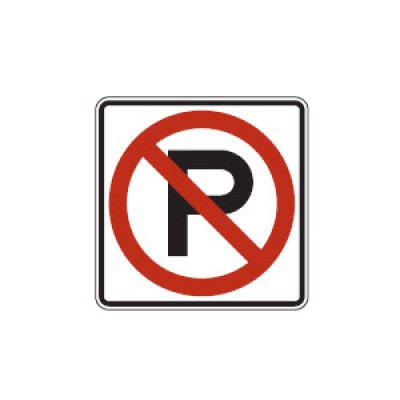 R8-3 No Parking Symbol Sign