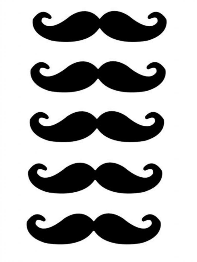 Large Mustache Template ClipArt Best