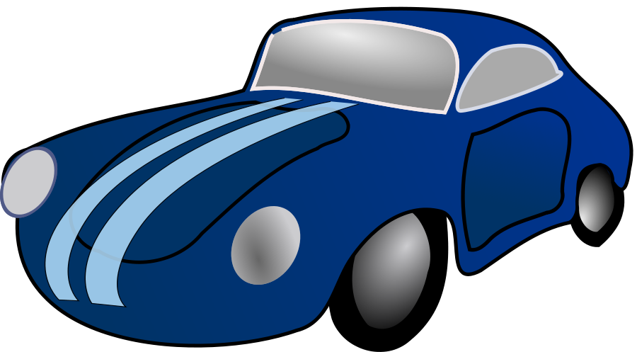 clipart blue car - photo #19