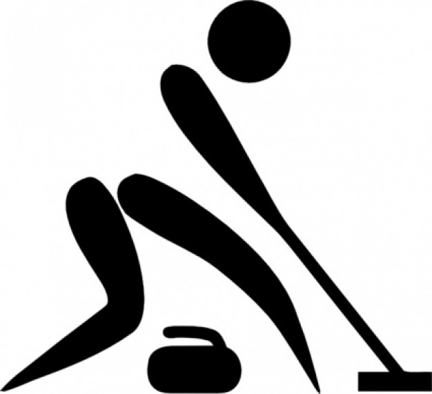 Olympic Sports Curling Pictogram clip art | Download free Vector