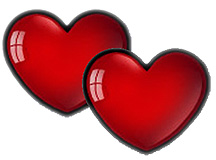 Two Hearts Design - Heart Designs Clipart