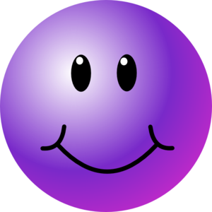 Purple Smiley Face clip art - vector clip art online, royalty free ...