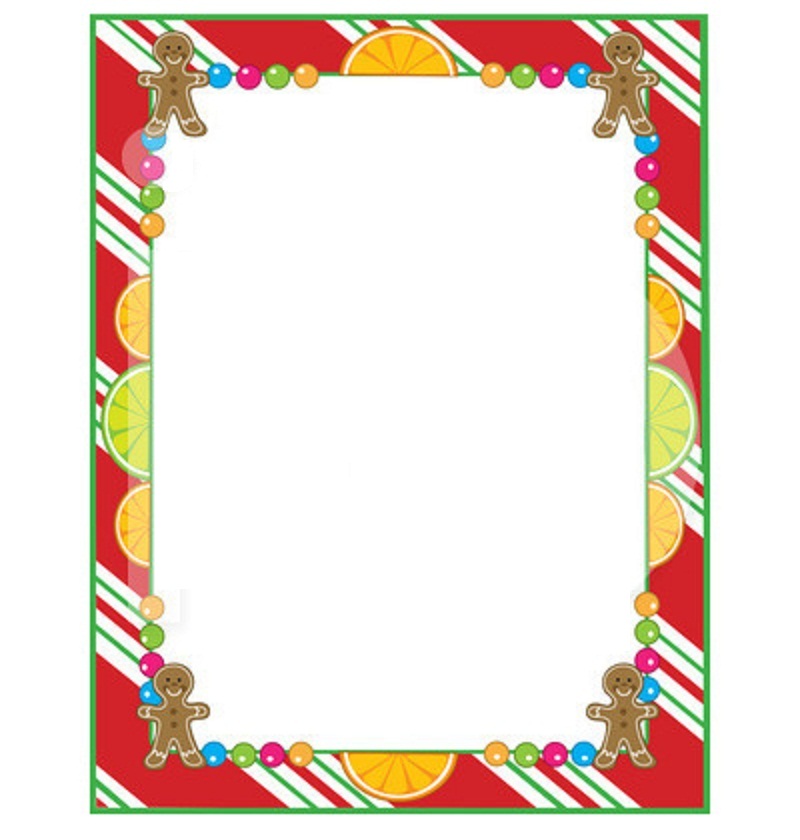 Free holiday clipart borders and frames
