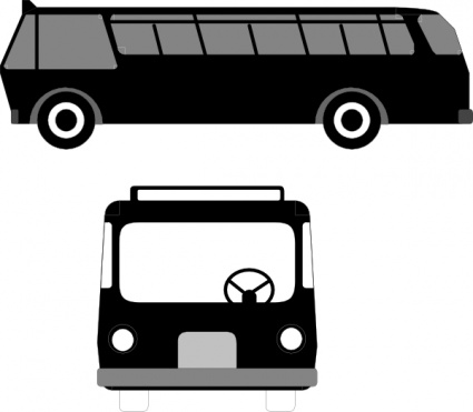 Bus Transportation clip art vector, free vector images