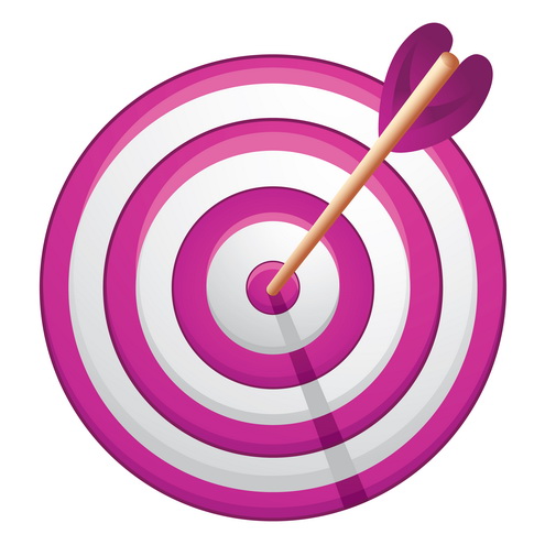 Arrow Bullseye Target Vector | DragonArtz Designs