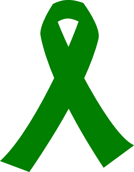 Cancer Ribbon Green