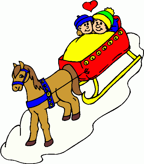 horse drawn sleigh clipart - photo #26