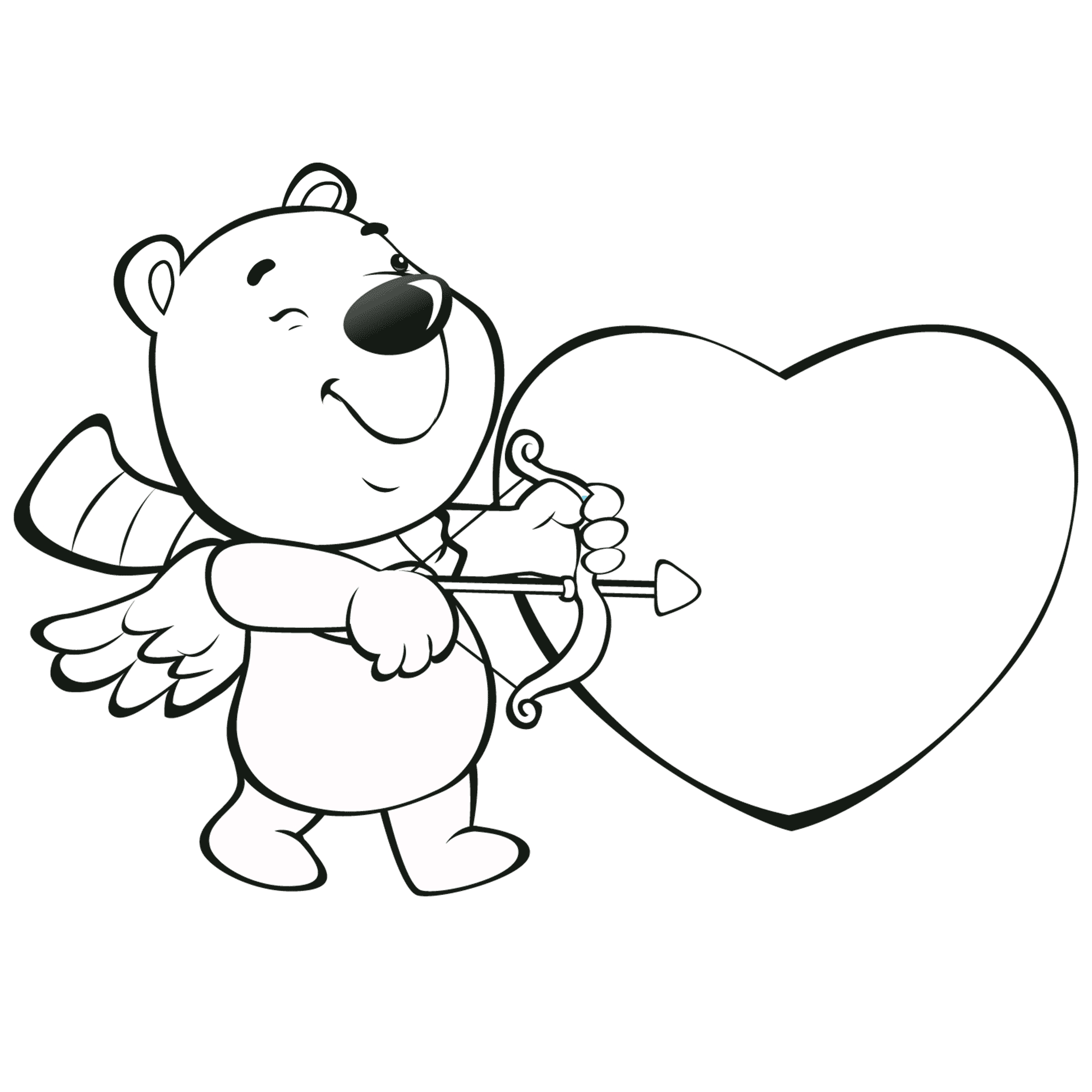 Printable Coloring Pages for Valentine's Day - Celebration and ...