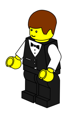 Lego Town Waiter Clipart Royalty Free Public Domain ...
