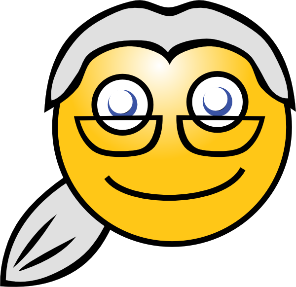 Smiley Lawyer clip art Free Vector