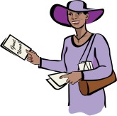 Black Church Women Clip Art