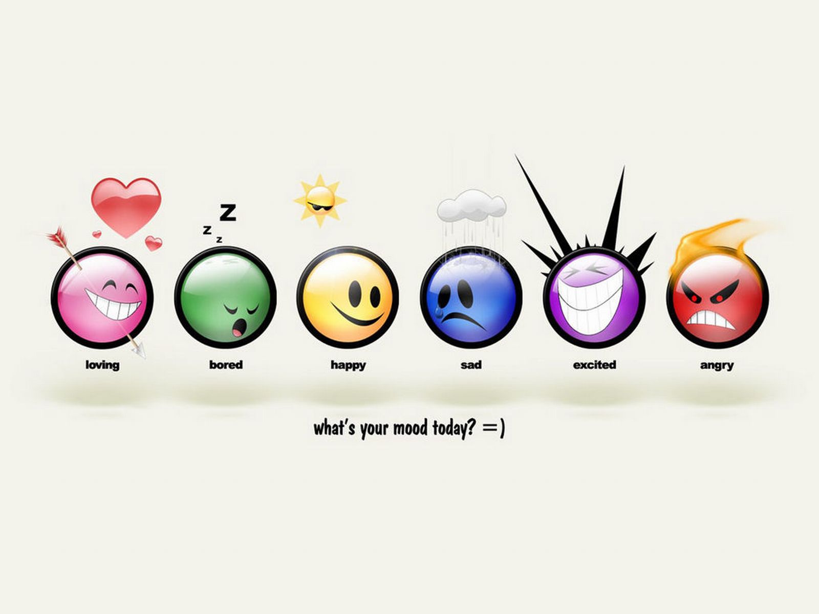 Smiley Faces - Free Smiley Face Wallpaper for your Desktop Background