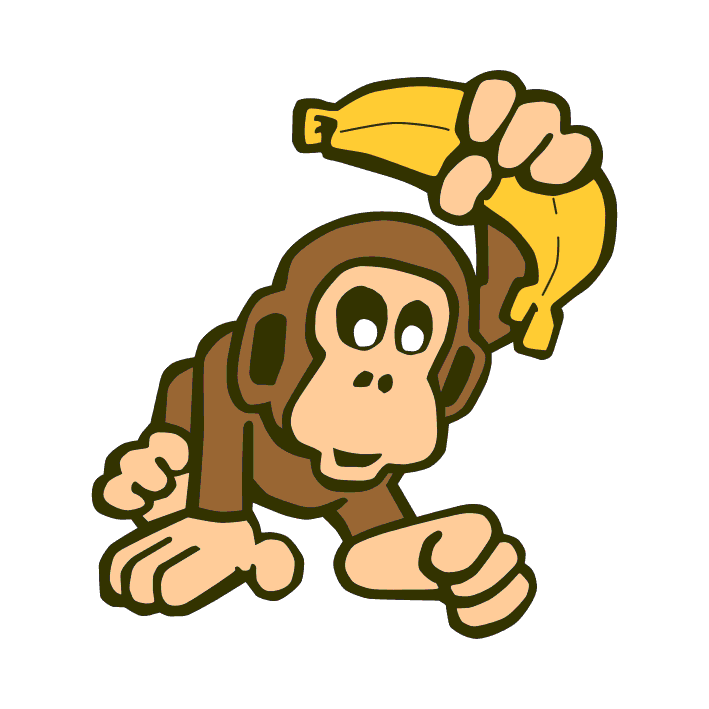 clipart monkey with banana - photo #14