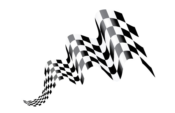 Create Waving Checkered Flag Art in Adobe Illustrator