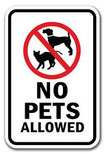 No Pets Sign