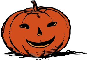 Smiling Pumpkin clip art - vector clip art online, royalty free ...
