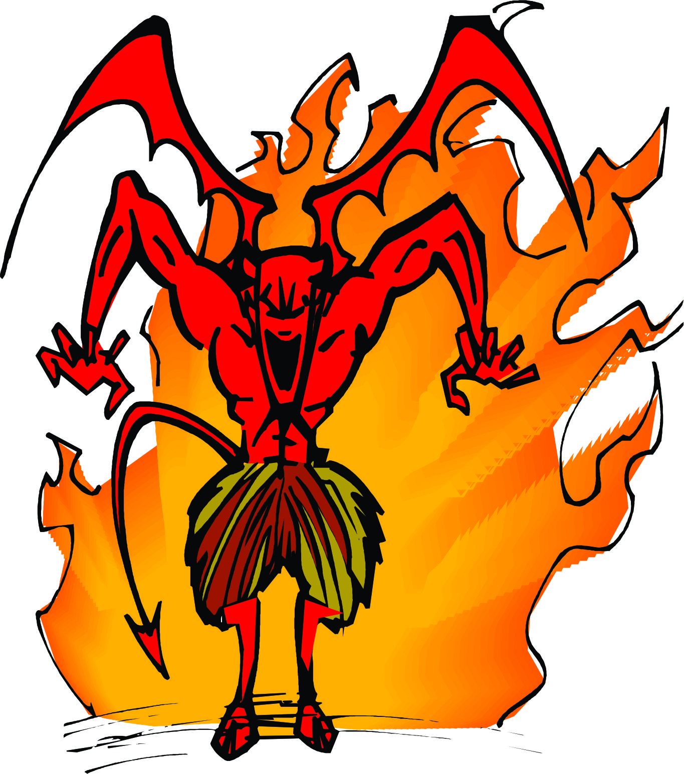 View larger image · Devil with fire