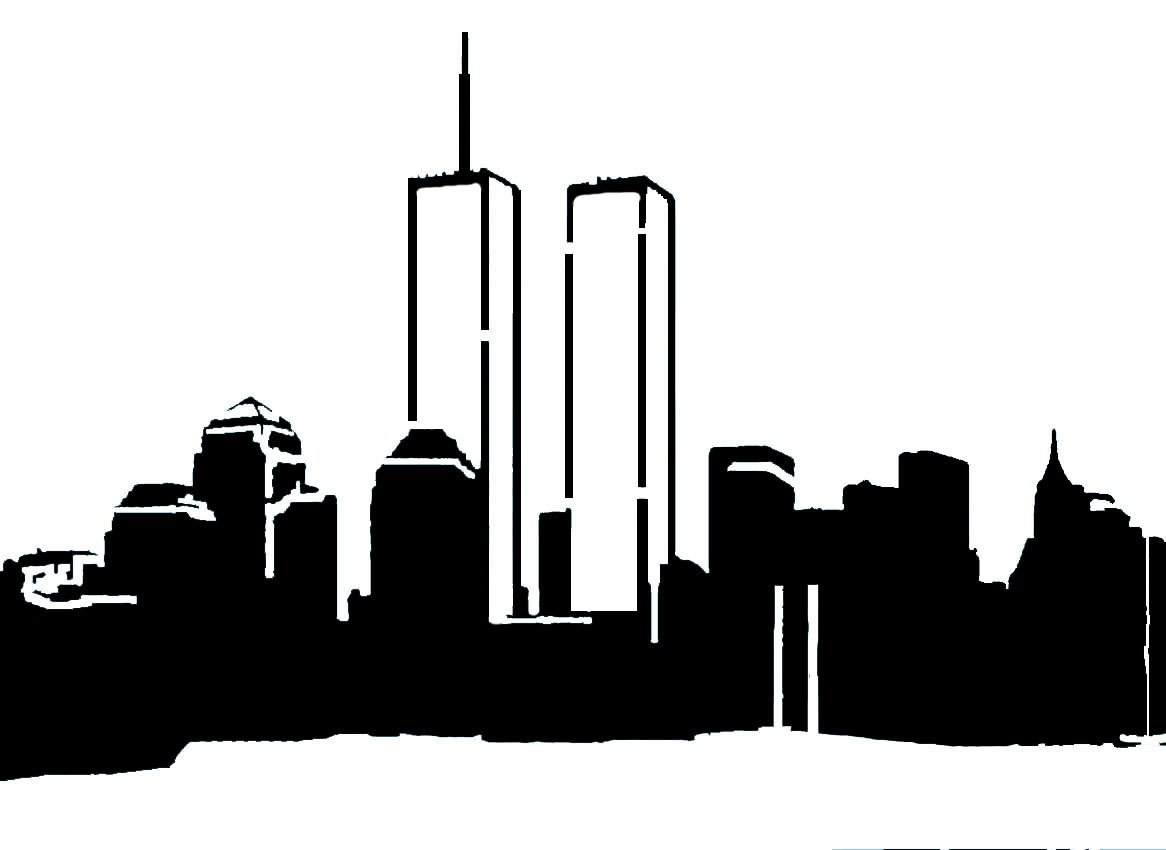 NYC Skyline Stencil by lejude