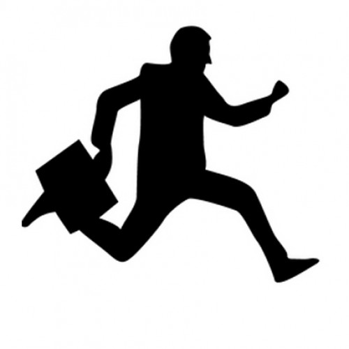 clipart running man silhouette - photo #6